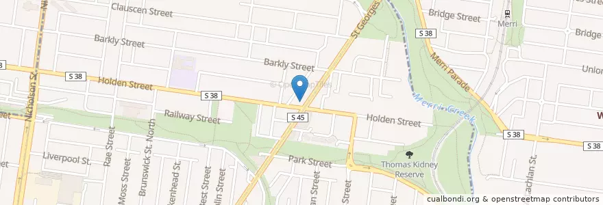 Mapa de ubicacion de John Silverii's Pharmacy en Australien, Victoria.