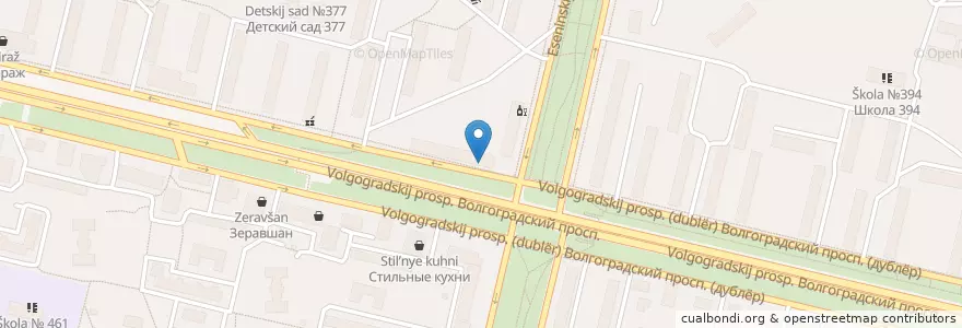 Mapa de ubicacion de АСНА en روسيا, Центральный Федеральный Округ, Москва, Юго-Восточный Административный Округ, Район Кузьминки.