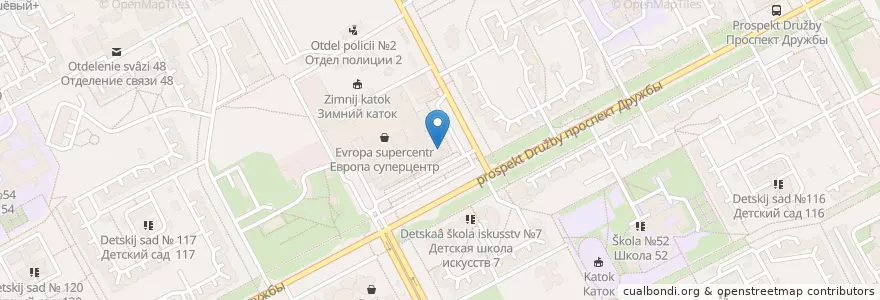 Mapa de ubicacion de Банк Москвы en Rusland, Centraal Federaal District, Oblast Koersk, Курский Район, Городской Округ Курск.