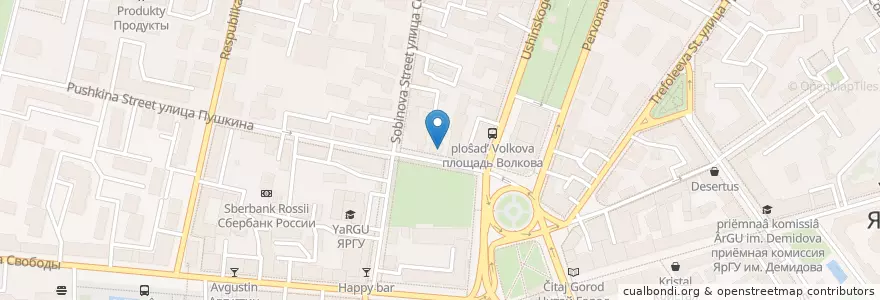 Mapa de ubicacion de Фудзияма en Rusland, Centraal Federaal District, Oblast Jaroslavl, Ярославский Район, Городской Округ Ярославль.
