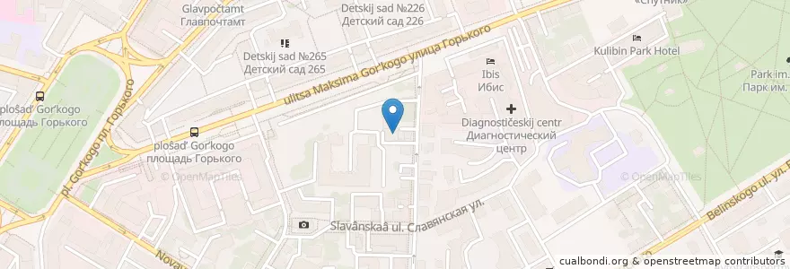 Mapa de ubicacion de Детско-юношеская спортивная школа №9 en Russland, Föderationskreis Wolga, Oblast Nischni Nowgorod, Stadtkreis Nischni Nowgorod.