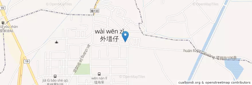Mapa de ubicacion de 和濟宮 en Taiwan, Tainan, 安定區.