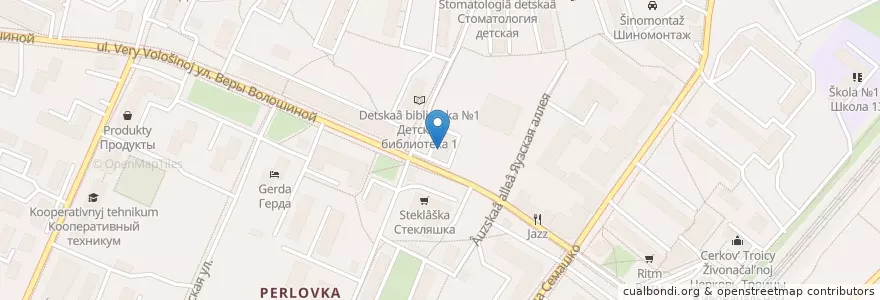 Mapa de ubicacion de Детская поликлиника №3 (филиал) en Rusland, Centraal Federaal District, Oblast Moskou, Городской Округ Мытищи.