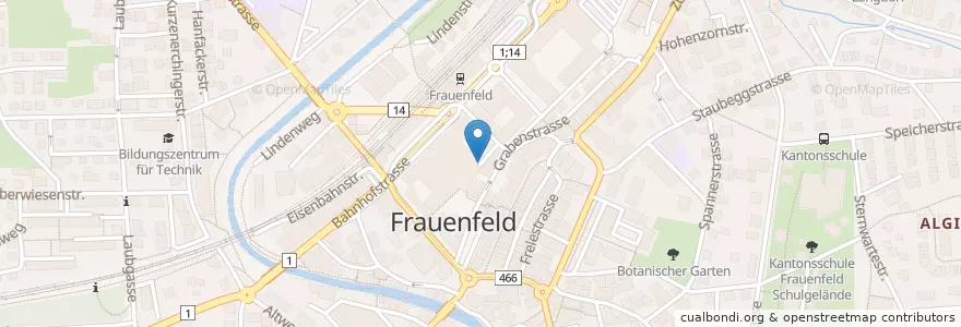 Mapa de ubicacion de Passage en سوئیس, Thurgau, Bezirk Frauenfeld, Frauenfeld.