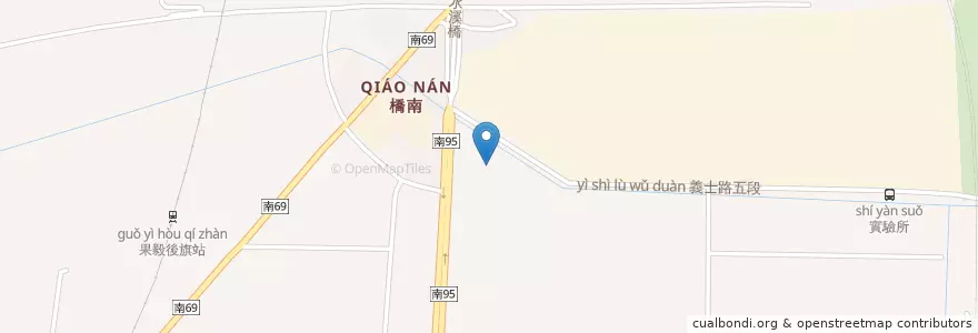 Mapa de ubicacion de 新營簡易庭 en Taiwan, Tainan, Liuying District.