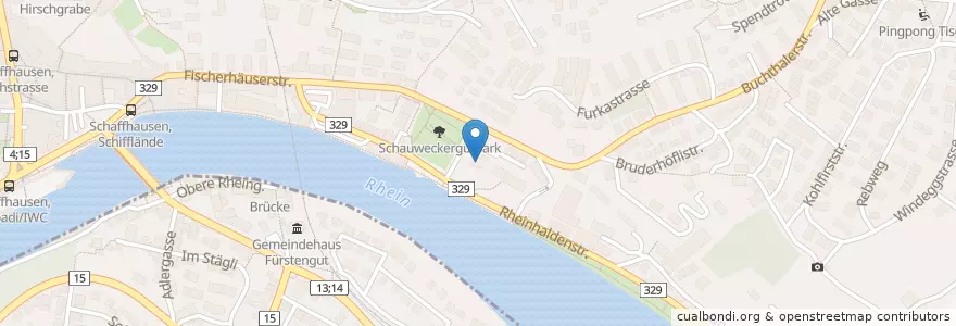 Mapa de ubicacion de Sommerlust en Schweiz/Suisse/Svizzera/Svizra, Schaffhausen, Schaffhausen.