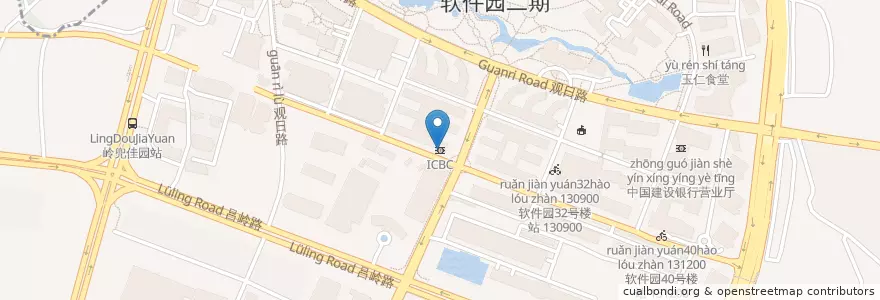 Mapa de ubicacion de ICBC en Cina, Fujian, Distretto Di Siming.