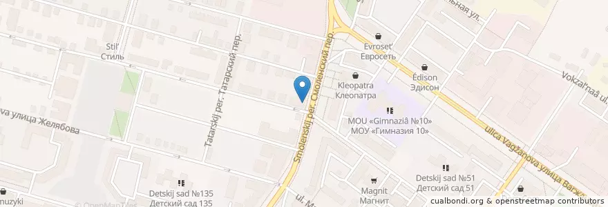 Mapa de ubicacion de ТрансКредитБанк en Russie, District Fédéral Central, Oblast De Tver, Городской Округ Тверь, Калининский Район.