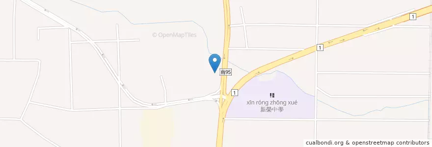 Mapa de ubicacion de 上好加油立足口 en Taiwan, Tainan, Distretto Di Liuying.