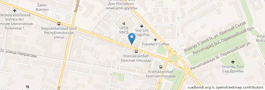 Mapa de ubicacion de Сбербанк en Rusland, Centraal Federaal District, Oblast Jaroslavl, Ярославский Район, Городской Округ Ярославль.