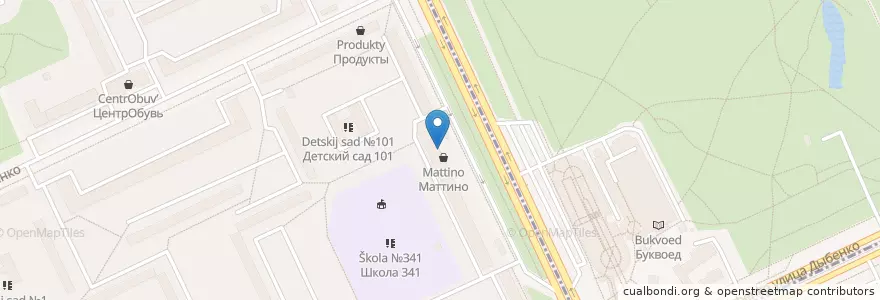 Mapa de ubicacion de Хачапури & Хинкали en ロシア, 北西連邦管区, レニングラード州, サンクト ペテルブルク, Невский Район, Невский Округ.