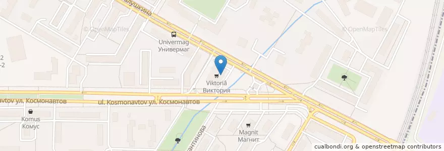 Mapa de ubicacion de Тануки en Russia, Distretto Federale Centrale, Москва, Северо-Восточный Административный Округ, Алексеевский Район.
