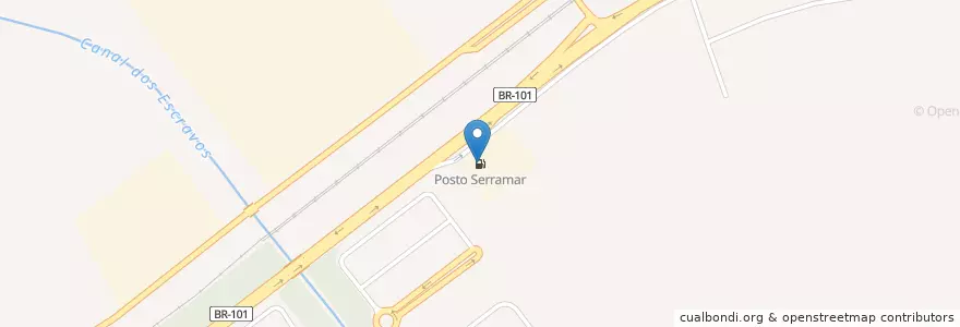 Mapa de ubicacion de Posto Serramar en برزیل, منطقه جنوب شرقی برزیل, اسپیریتو سانتو, Região Geográfica Intermediária De Vitória, Região Metropolitana Da Grande Vitória, Microrregião Vitória, Serra.