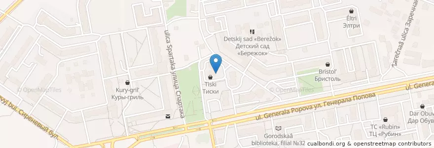 Mapa de ubicacion de I love Pizza en Russia, Distretto Federale Centrale, Калужская Область, Городской Округ Калуга.
