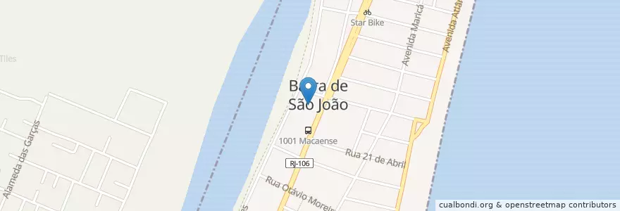 Mapa de ubicacion de Charadrins Moto Clube en Brazilië, Regio Zuidoost, Rio De Janeiro, Região Geográfica Intermediária De Macaé-Rio Das Ostras-Cabo Frio, Região Geográfica Imediata De Macaé-Rio Das Ostras, Casimiro De Abreu.