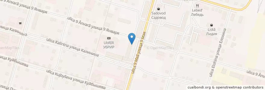 Mapa de ubicacion de Сбербанк en Russie, District Fédéral De L'Oural, Oblast De Sverdlovsk, Восточный Управленческий Округ, Тавдинский Городской Округ.