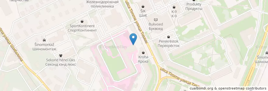 Mapa de ubicacion de Аптеки Поморья en Russia, Northwestern Federal District, Arkhangelsk Oblast, Primorsky District, Городской Округ Архангельск.