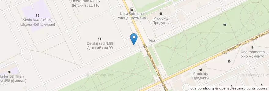 Mapa de ubicacion de Росбанк en Russia, Northwestern Federal District, Leningrad Oblast, Saint Petersburg, Nevsky District, Округ № 54.