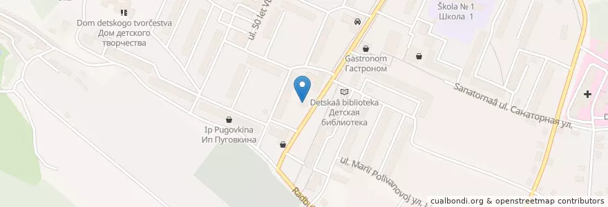 Mapa de ubicacion de Мачта en روسيا, Центральный Федеральный Округ, Тульская Область, Городской Округ Алексин.