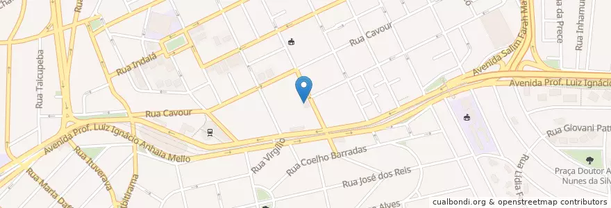 Mapa de ubicacion de Garage Burger en Brazilië, Regio Zuidoost, São Paulo, Região Geográfica Intermediária De São Paulo, Região Metropolitana De São Paulo, Região Imediata De São Paulo, São Paulo.