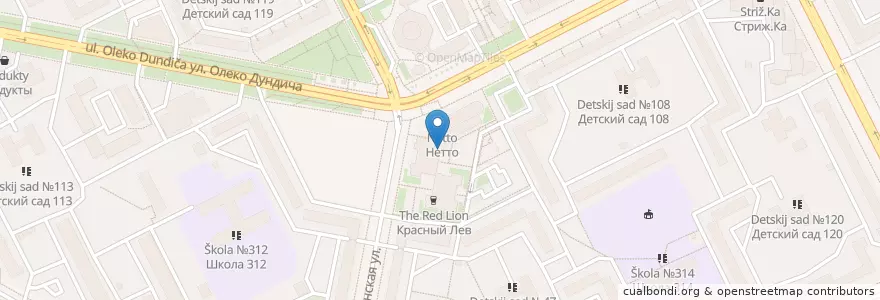 Mapa de ubicacion de Манул en Rusland, Северо-Западный Федеральный Округ, Oblast Leningrad, Sint-Petersburg, Фрунзенский Район, Балканский Округ.