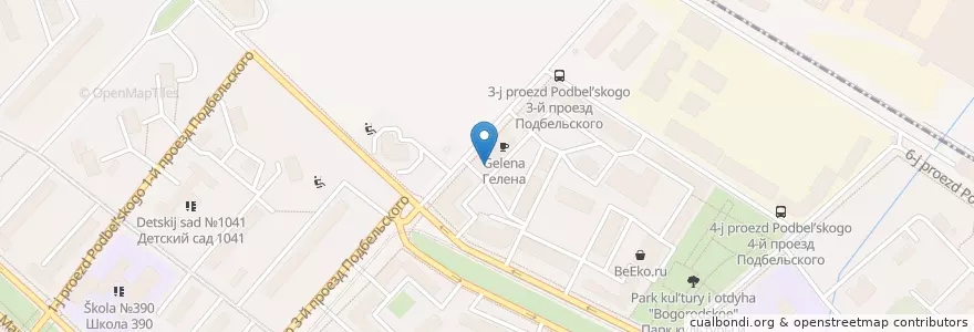 Mapa de ubicacion de Мировой судья №109, 246 en 俄罗斯/俄羅斯, Центральный Федеральный Округ, Москва, Восточный Административный Округ.