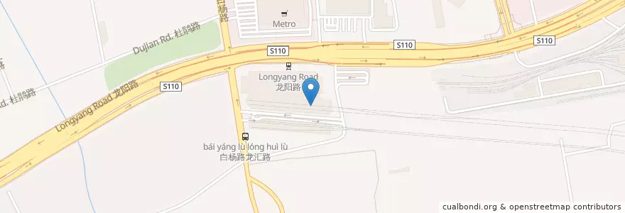 Mapa de ubicacion de McDonald's en 中国, 上海市, 浦東新区.