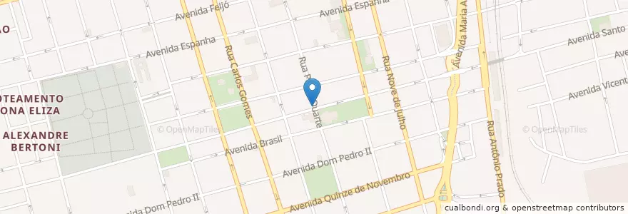 Mapa de ubicacion de Banco do Brasil en Brazil, Jihovýchodní Region, São Paulo, Região Geográfica Intermediária De Araraquara, Região Imediata De Araraquara, Araraquara.