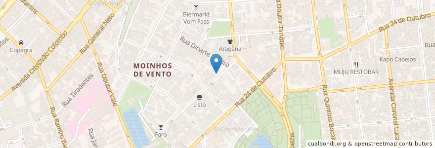 Mapa de ubicacion de Thomas Pub en Brasilien, Süden, Rio Grande Do Sul, Região Metropolitana De Porto Alegre, Região Geográfica Intermediária De Porto Alegre, Região Geográfica Imediata De Porto Alegre, Porto Alegre.