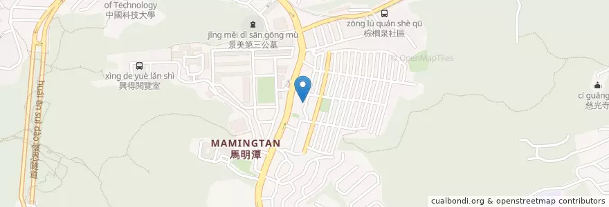 Mapa de ubicacion de 家家歌珊堂 en Tayvan, 新北市, Taipei, 文山區.