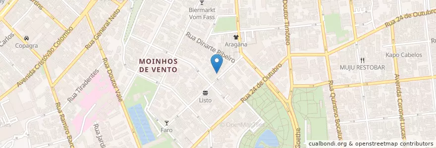 Mapa de ubicacion de Z Café en Brésil, Région Sud, Rio Grande Do Sul, Région Métropolitaine De Porto Alegre, Região Geográfica Intermediária De Porto Alegre, Região Geográfica Imediata De Porto Alegre, Porto Alegre.