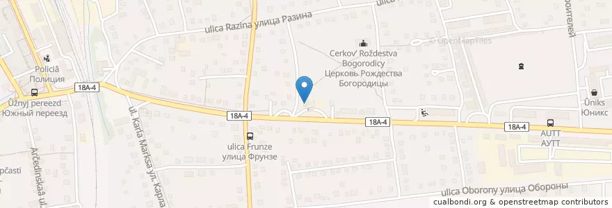 Mapa de ubicacion de ЛУКойл en Russie, District Fédéral Du Sud, Oblast De Volgograd, Фроловский Район, Городской Округ Фролово.