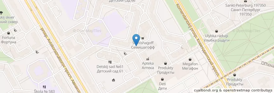 Mapa de ubicacion de Степан en Russia, Northwestern Federal District, Leningrad Oblast, Saint Petersburg, Приморский Район, Округ Юнтолово.
