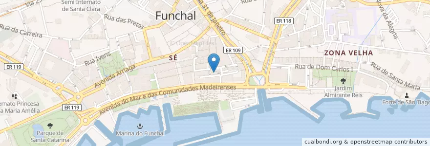 Mapa de ubicacion de Living Room en البرتغال.