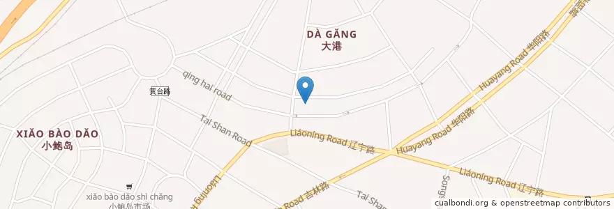 Mapa de ubicacion de HaiFeng Liu's Home en 中国, 山东省, 青岛市, 市北区.
