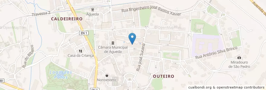 Mapa de ubicacion de New City en 포르투갈, Aveiro, Centro, Baixo Vouga, Águeda, Águeda E Borralha.