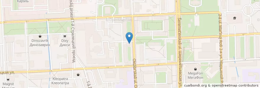 Mapa de ubicacion de Отделение связи №127521 en Russia, Central Federal District, Moscow, North-Eastern Administrative Okrug, Maryina Roshcha District.