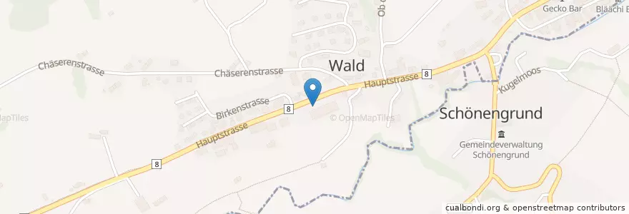 Mapa de ubicacion de Agrola en 스위스, Sankt Gallen, Neckertal.