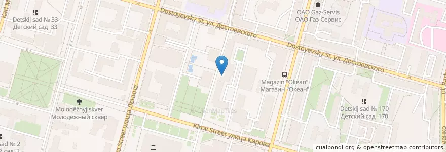 Mapa de ubicacion de InvestCapitalBank en 俄罗斯/俄羅斯, Приволжский Федеральный Округ, Башкортостан, Городской Округ Уфа.