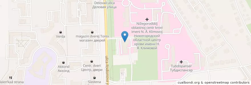 Mapa de ubicacion de Visus-1 en Rusia, Приволжский Федеральный Округ, Нижегородская Область, Городской Округ Нижний Новгород.