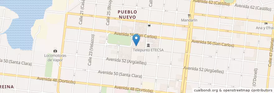 Mapa de ubicacion de Discoteca Benny Moré en Cuba, Cienfuegos, Cienfuegos, Ciudad De Cienfuegos.