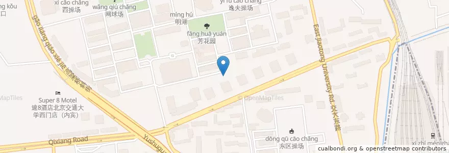 Mapa de ubicacion de 学生第四食堂 en China, Peking, Hebei, 海淀区.