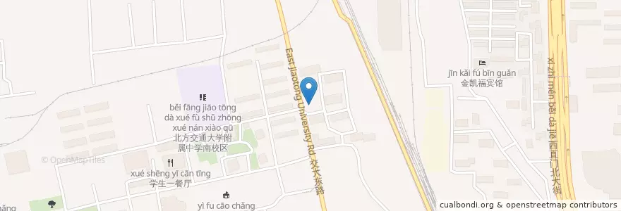 Mapa de ubicacion de 工商银行 en 中国, 北京市, 河北省, 海淀区.