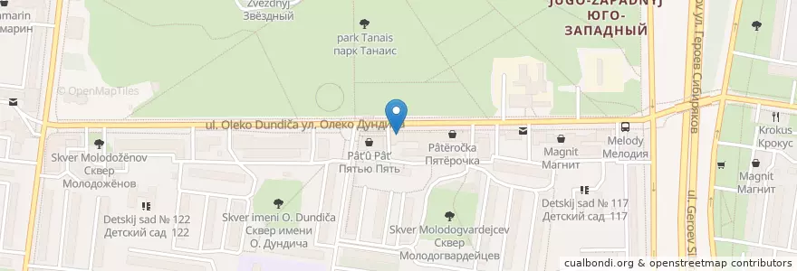 Mapa de ubicacion de Библиотека № 27 en Rusia, Distrito Federal Central, Óblast De Vorónezh, Городской Округ Воронеж.