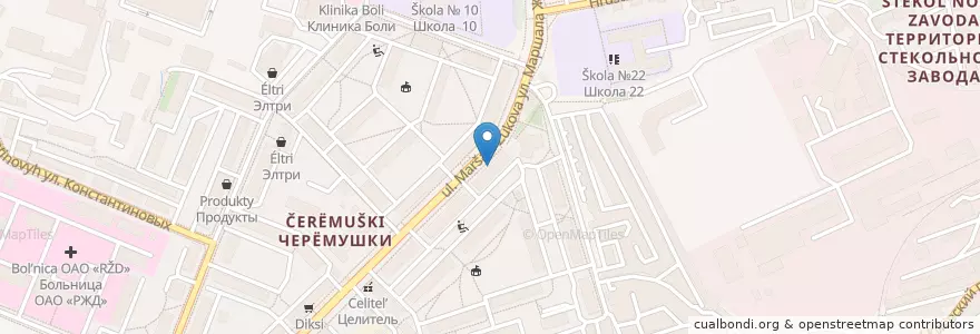 Mapa de ubicacion de Детская городская поликлиника №3 en 俄罗斯/俄羅斯, Центральный Федеральный Округ, 卡卢加州, Городской Округ Калуга.