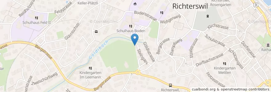 Mapa de ubicacion de Richterswil en Suisse, Zurich, Bezirk Horgen, Richterswil.