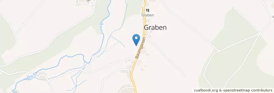 Mapa de ubicacion de Graben en スイス, ベルン, Verwaltungsregion Emmental-Oberaargau, Verwaltungskreis Oberaargau, Graben.