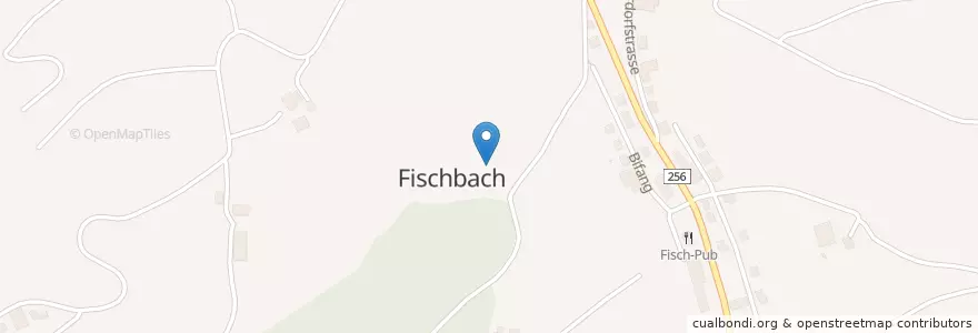 Mapa de ubicacion de Fischbach en Suíça, Luzern, Fischbach.