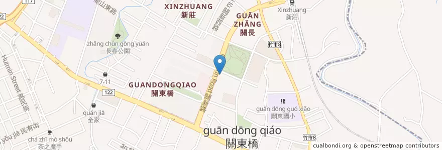 Mapa de ubicacion de 星巴克 en Taiwan, 臺灣省, 新竹市, 東區.