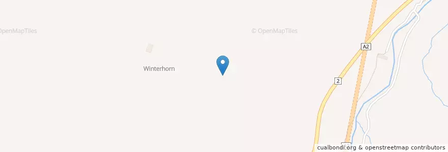 Mapa de ubicacion de Hospental en 瑞士, Uri, Korporation Ursern, Hospental.